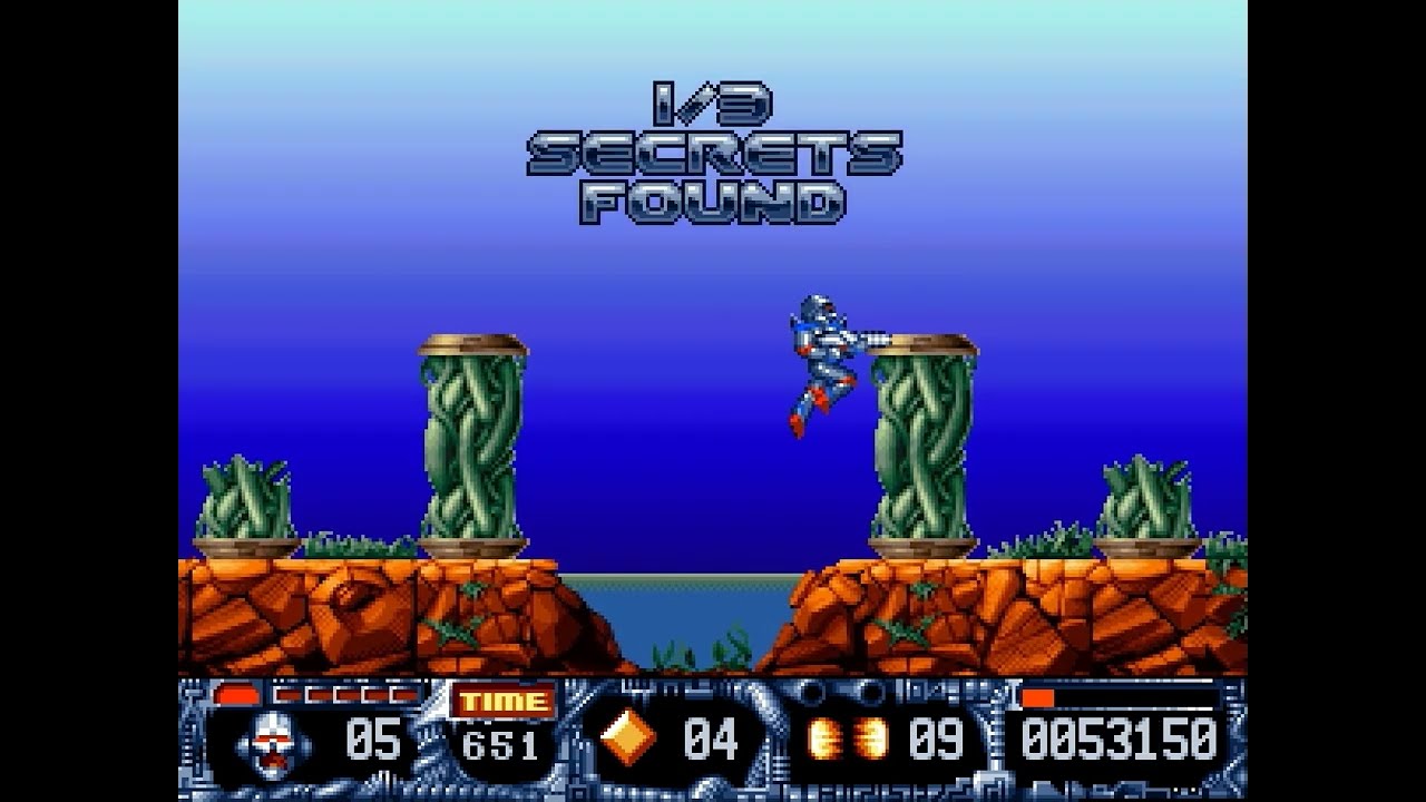 Turrican II AGA (Amiga) - Hard mode playthrough