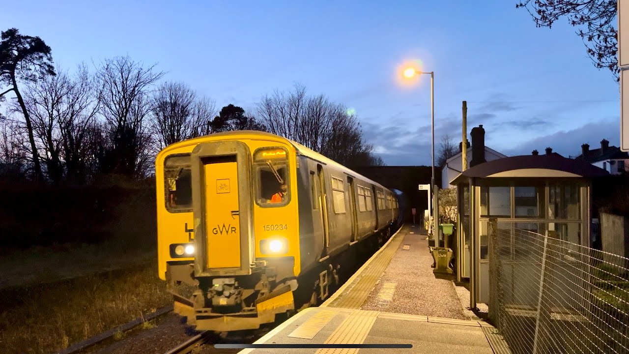 TRAINS AT EXETER CENTRAL, ST DAVIDS AND NEWTON ST CYRES FOR THE BEER ENGINE ON FRIDAY 29TH DEC 2023