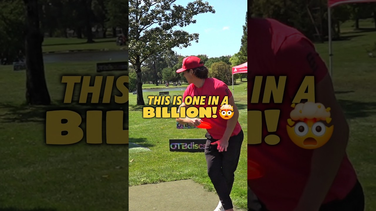 EZRA'S NO CHAINS ACE‼️🤯 #discgolf