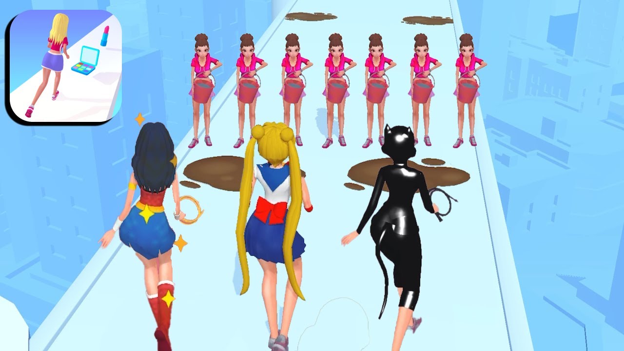 👰 Makeover Run 💄👗 All Levels Gameplay Android,ios