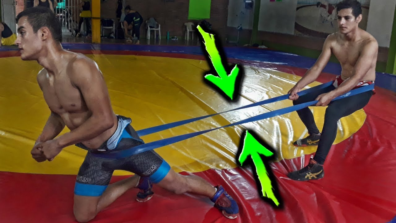 EJERCICIOS de lucha con BANDAS ELASTICAS