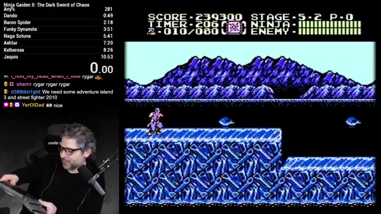 Ninja Gaiden 2 Speedruns