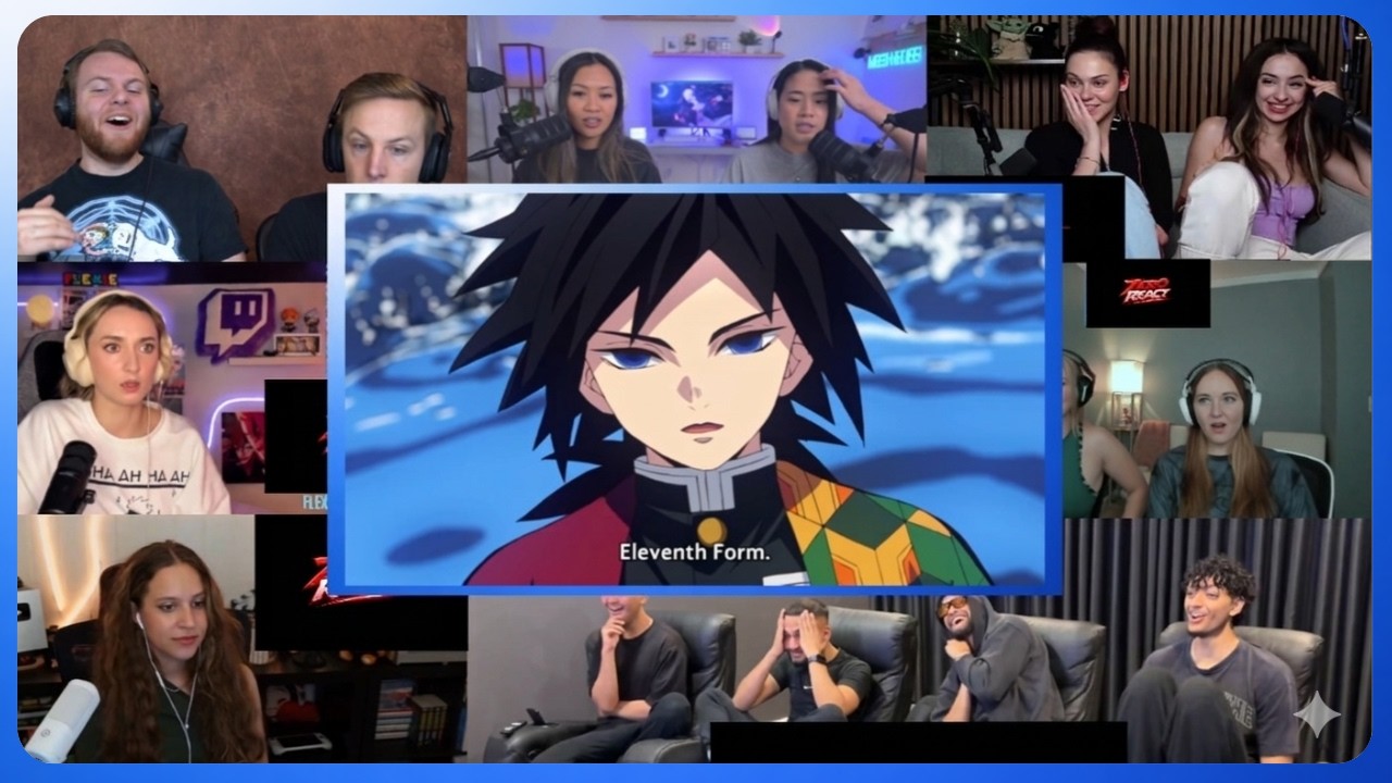 Demon Slayer S1 EP20 | Giyu 11th Form Reaction Mashup