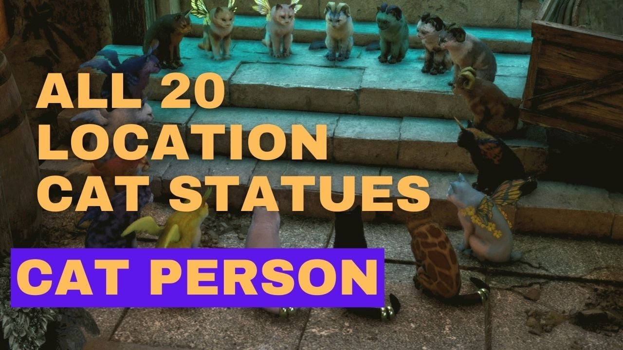 All 20 locations for Tanta's familiars/Cats with Timestamps