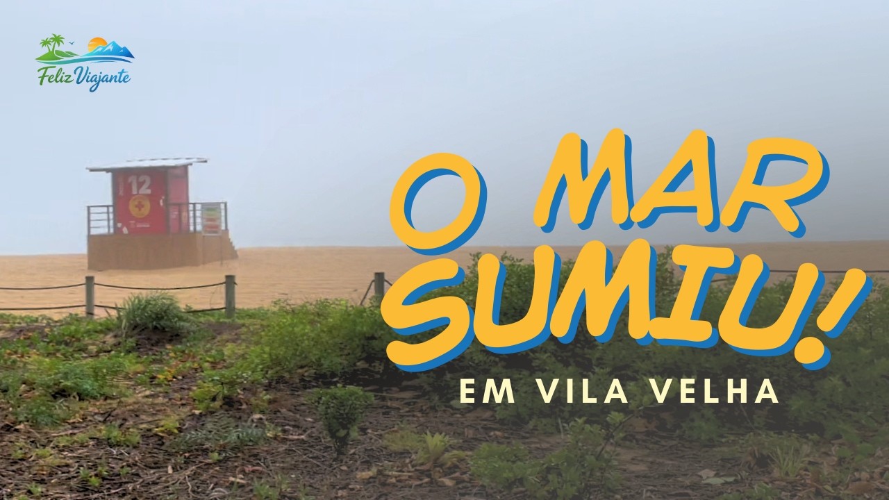Como é Vila Velha em um dia cinzento? (Bike, Praia e Muita Neblina)