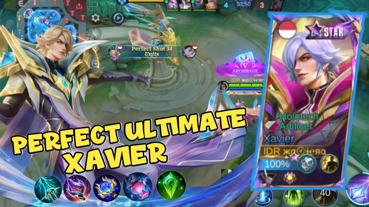 ULTI XAVIER SAKIT BANGET - MOBILE LEGENDS