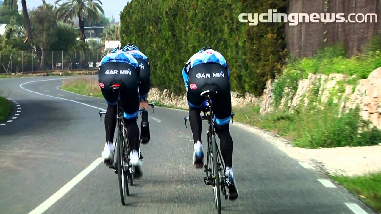 Garmin-Barracuda 'Qatar' TTT practice, Spain January 2012