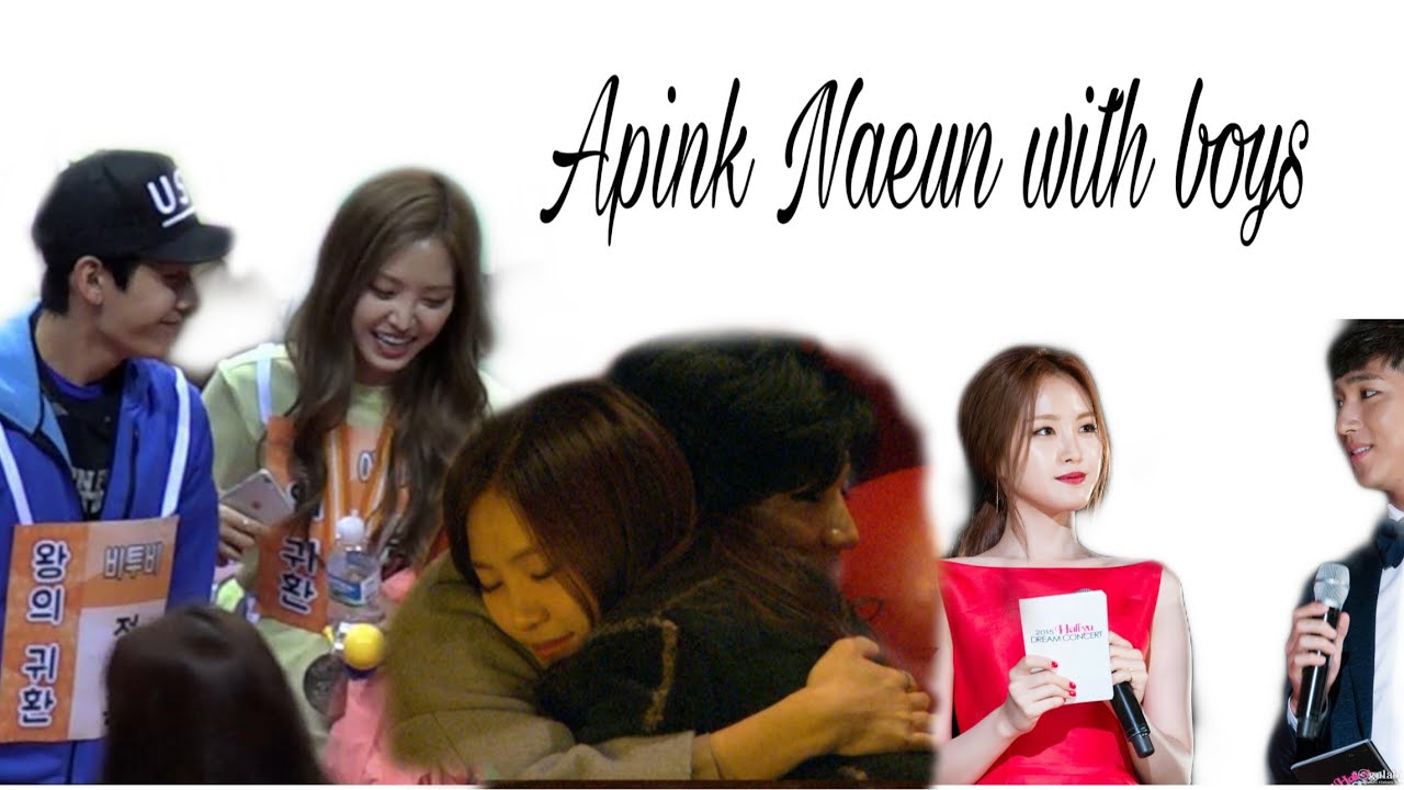Apink 에이핑크 Naeun 나은 with boys