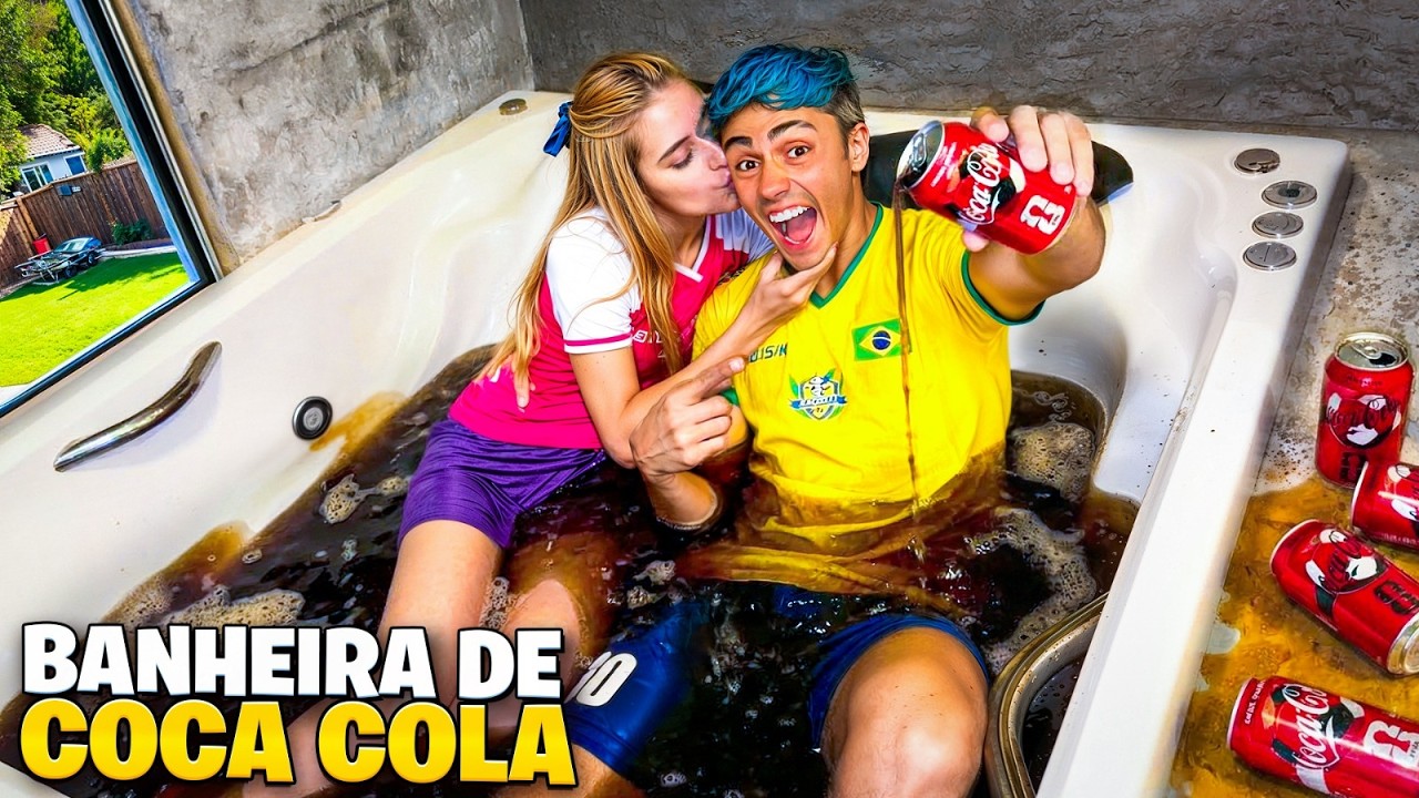 ENCHEMOS A BANHEIRA DA MANSÃO DE COCA COLA?! *gastei muito dinheiro!*