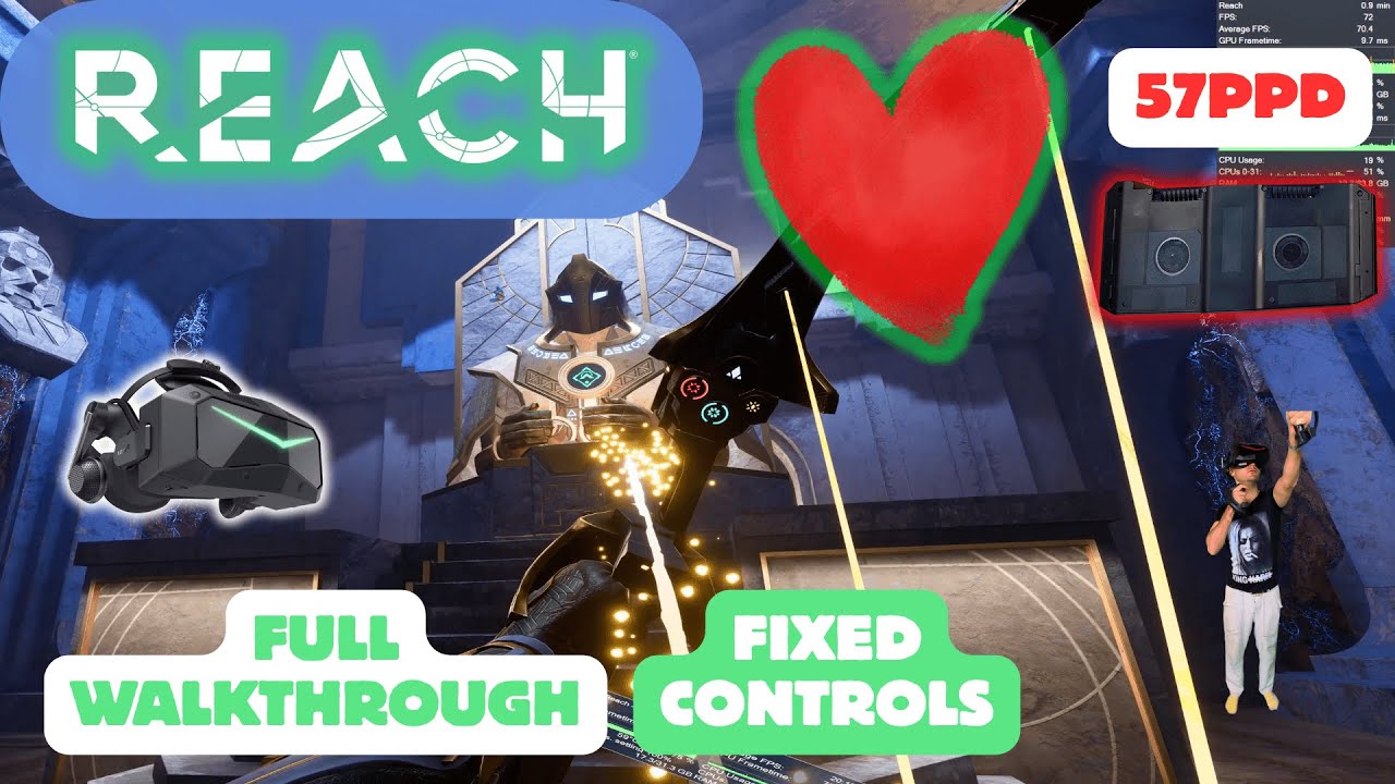 REACH /\ Pimax Crystal Super /\ 57ppd Module /\ full walkthrough
