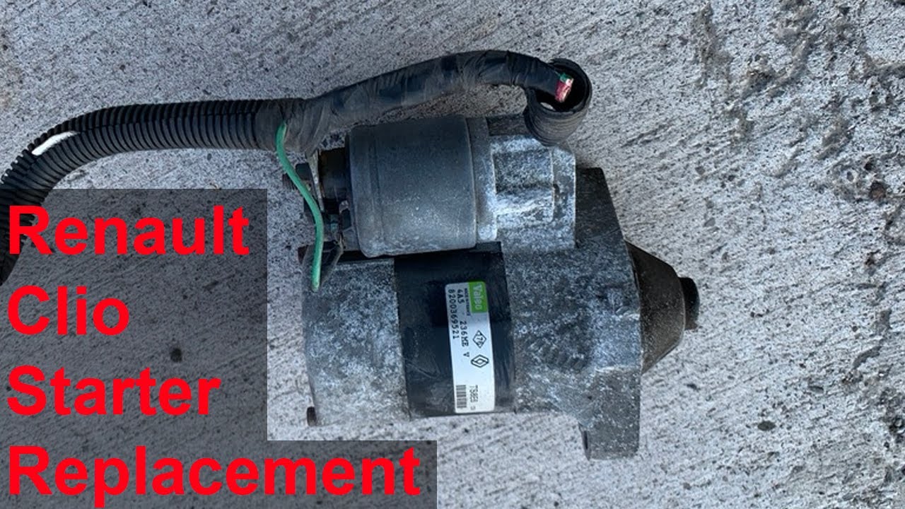 Renault Clio 3 Non Start - Starter Replacement