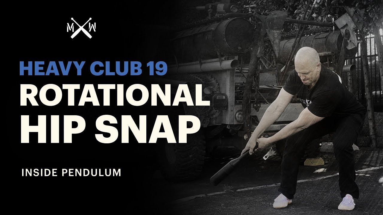 Increase Your Athleticism With Rotational Hip Snap Training - Heavy Club 19 Inside Pendulum