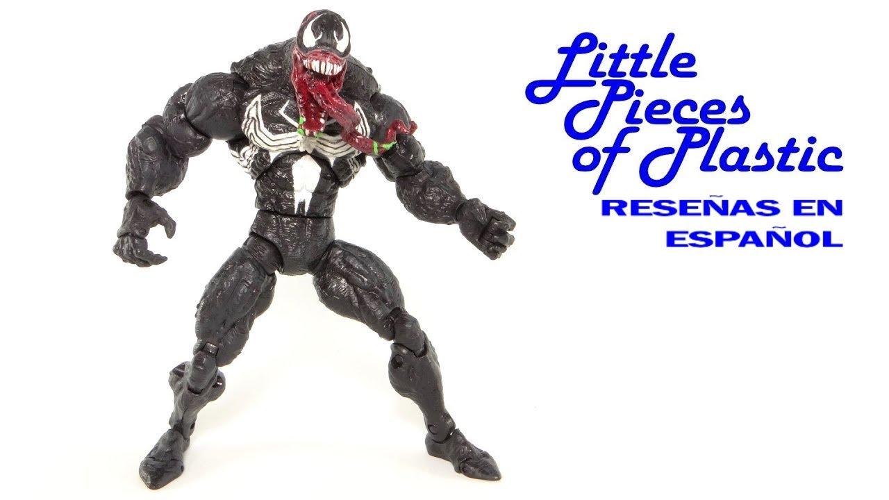 Venom Symbiote Blast Amazing Spider-Man Classics Toy Biz Reseña Revisión Little Pieces Plastic