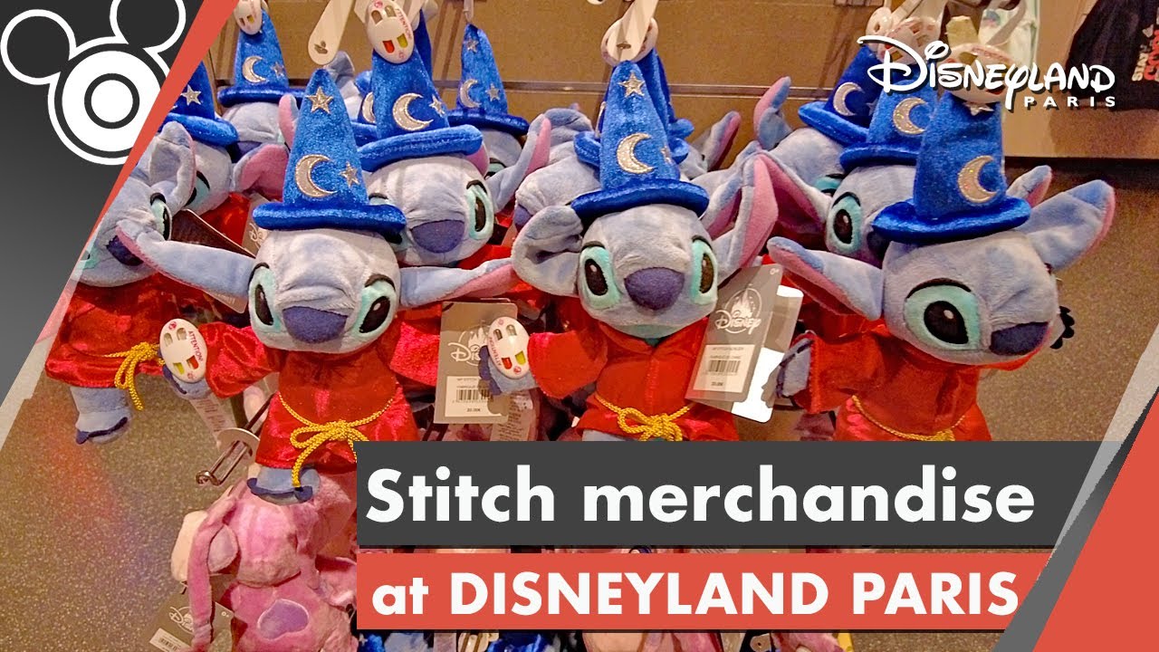 Stitch merchandise at Disneyland Paris 2023