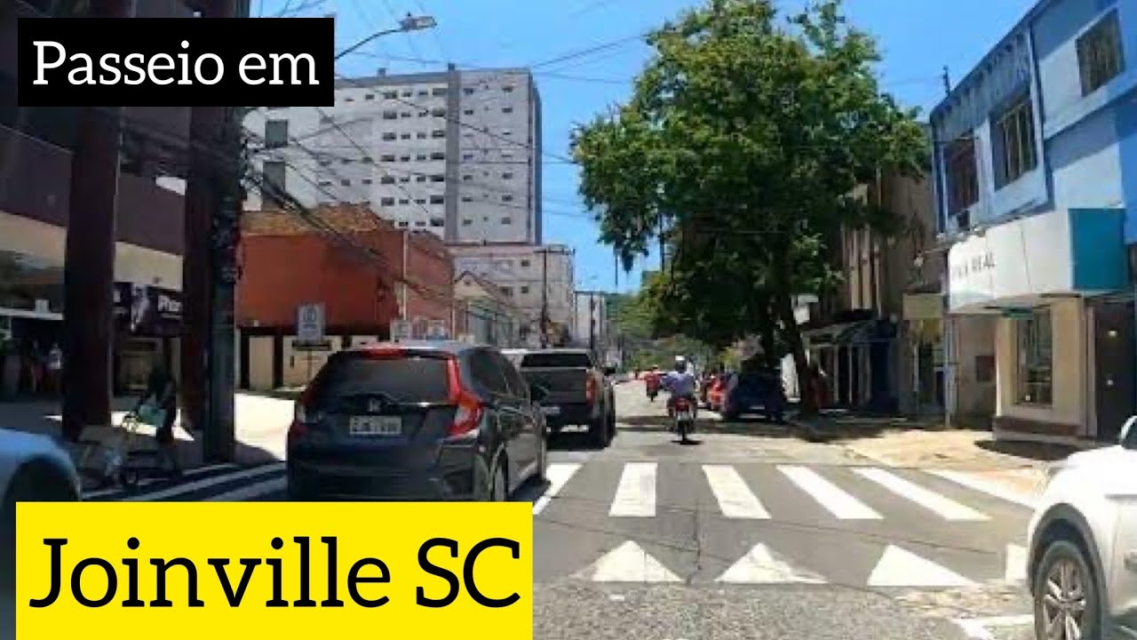 Passeio por Joinville SC  do centro até Bairro Bom Retiro