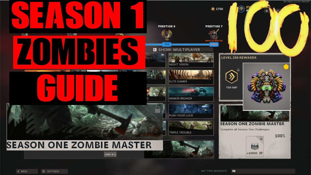 HOW TO COMPLETE ALL SEASON 1 ZOMBIES CHALLENGES IN COLD WAR!