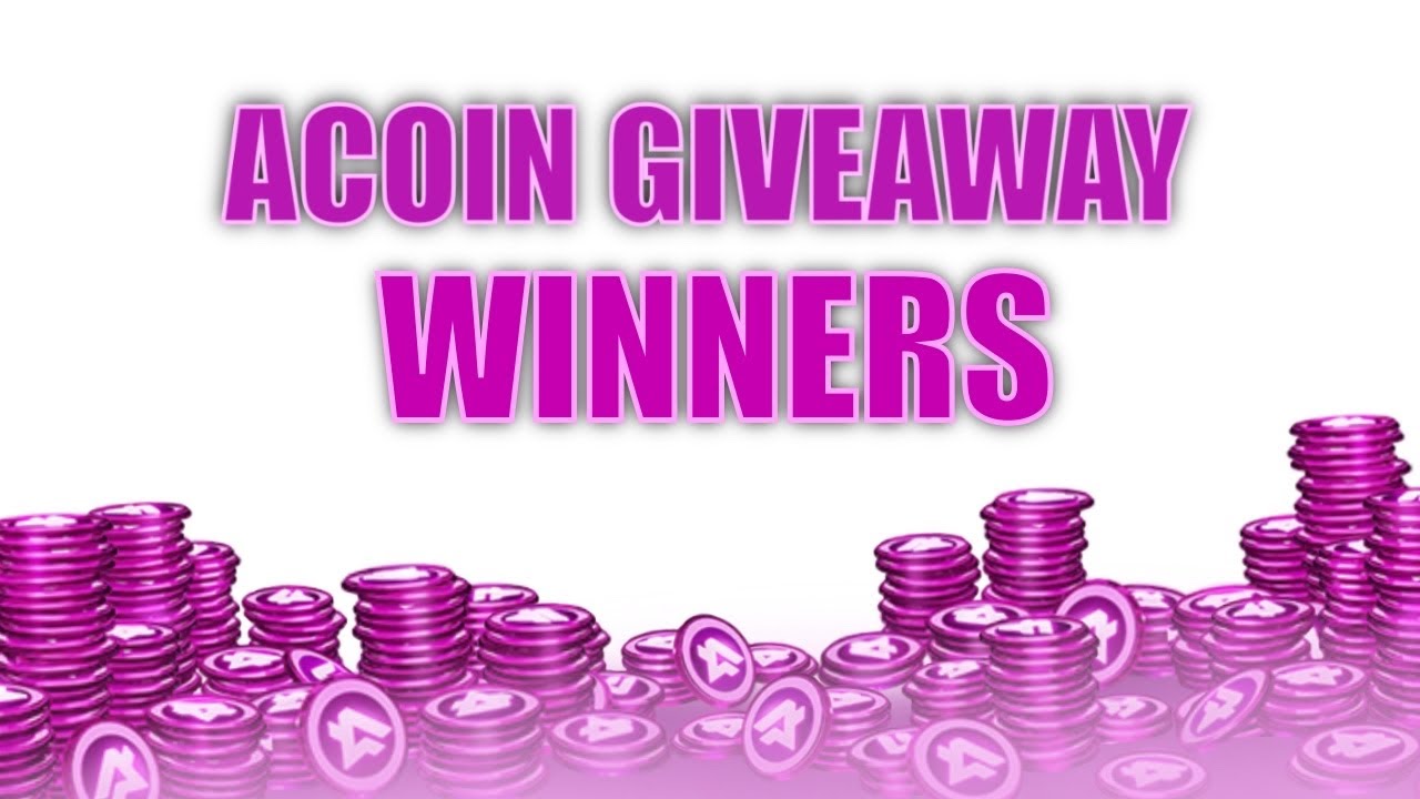 Acoin Giveaway Winners! - Mech Arena