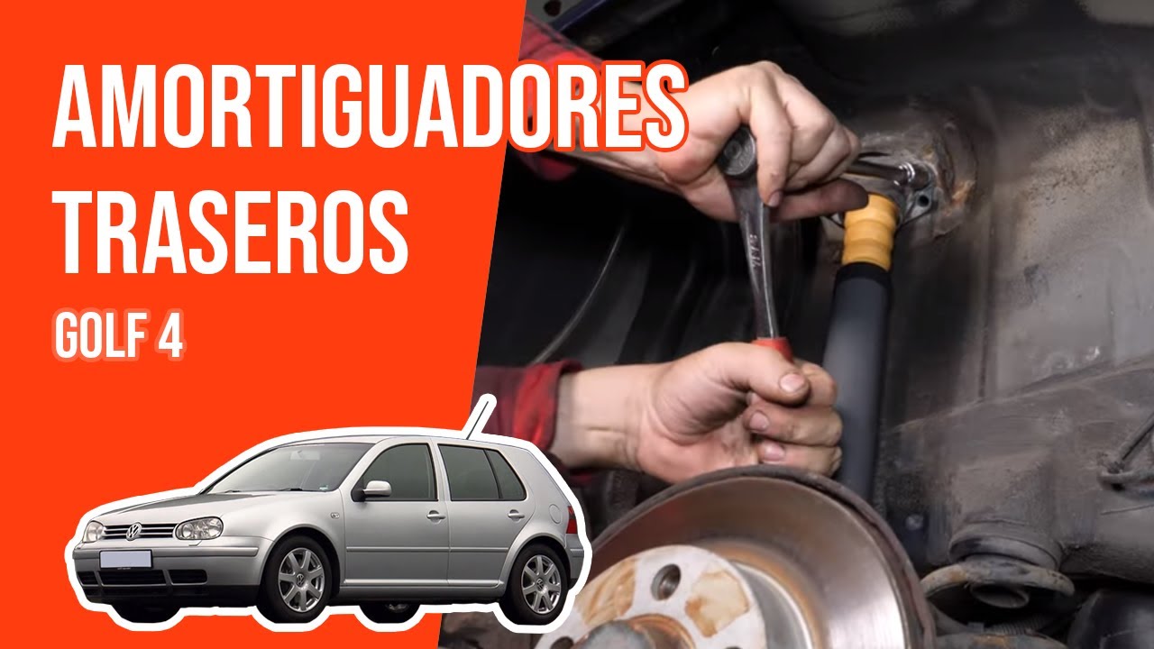 Cómo cambiar los amortiguadores traseros Golf 4 ➿