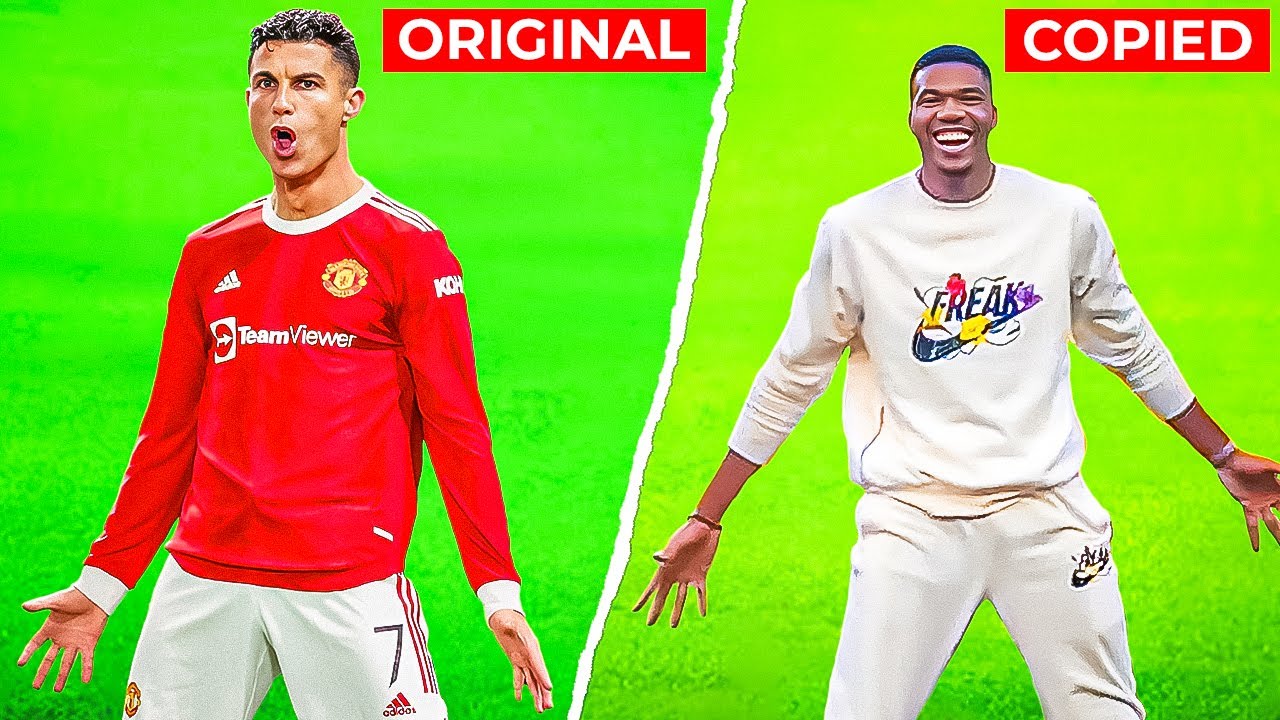 8 Times Famous People Copied Ronaldo