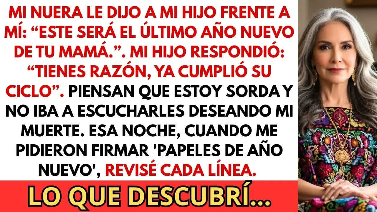 Pensaron que era sorda y tonta    pero lo que hice los dejó TEMBLANDO