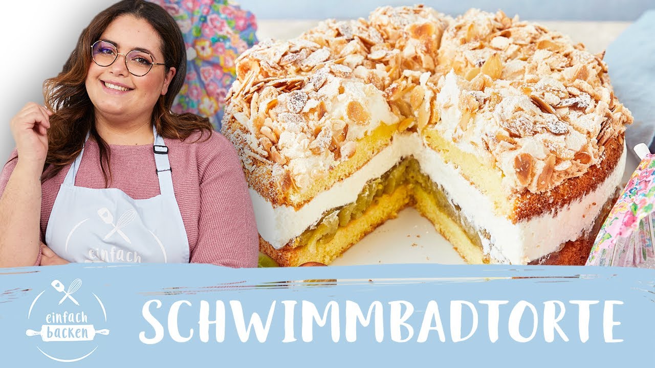 Schwimmbadtorte – das Original-Rezept von Oma!😍 I Einfach Backen