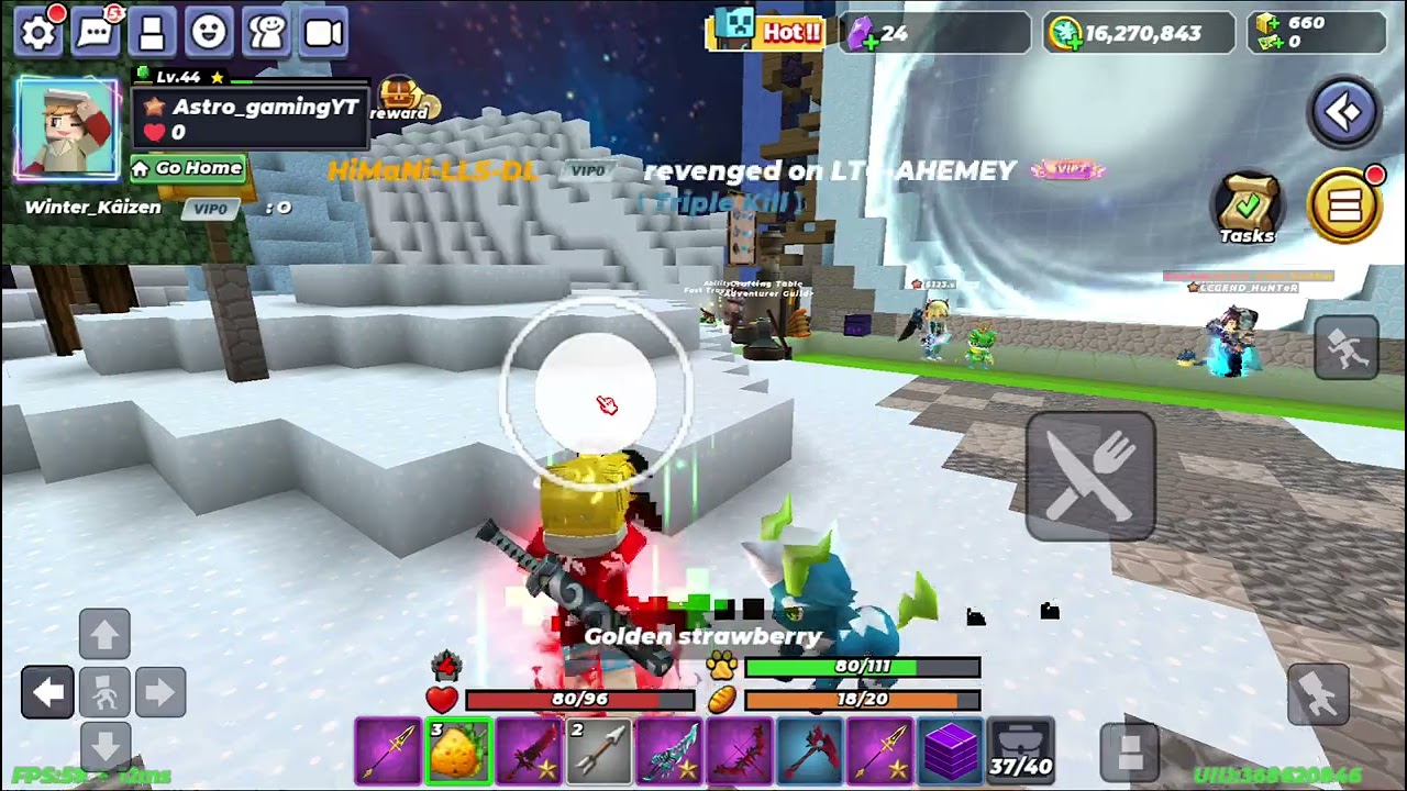 hacker in skyblock Blockman go