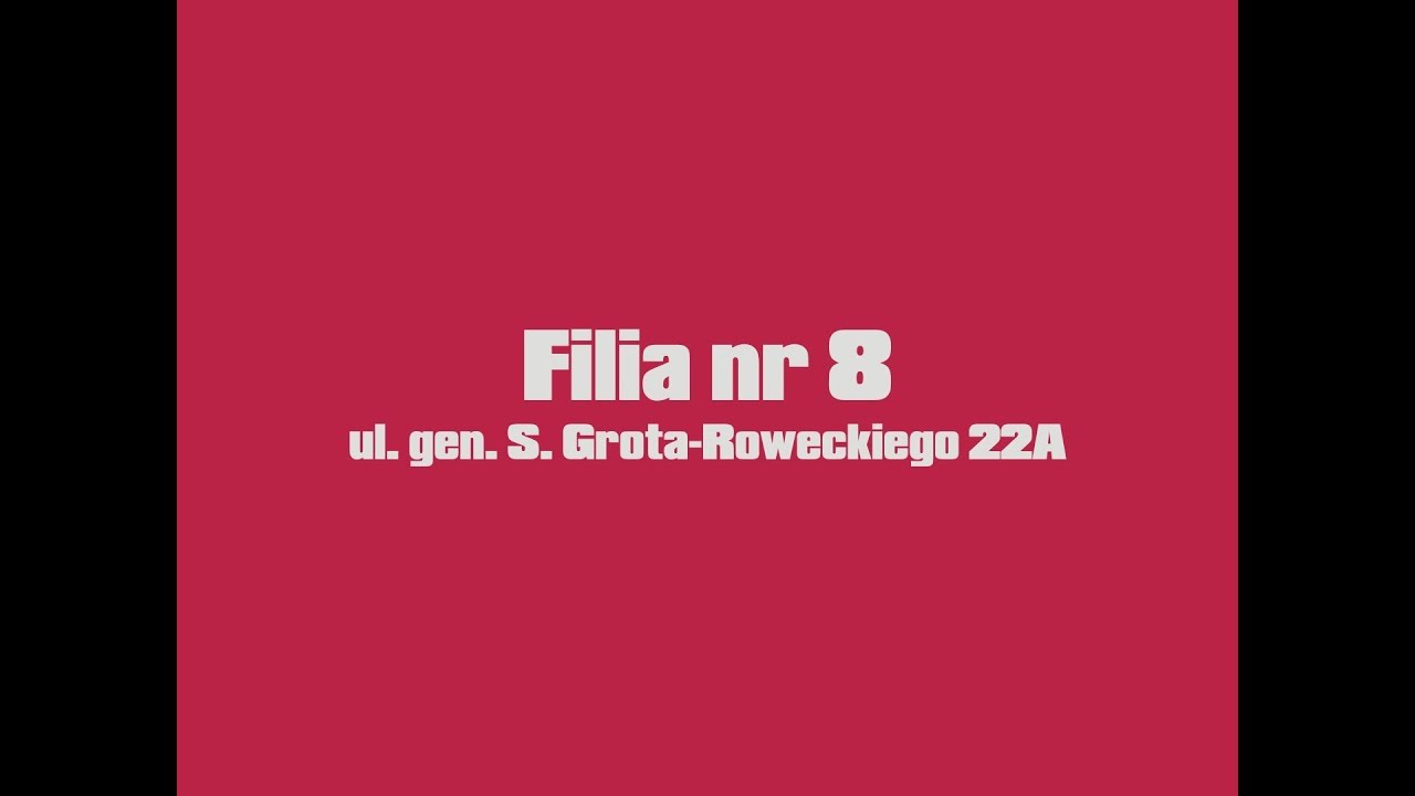 Biblioteka w Sosnowcu: Filia nr 8 - Osiedle Rudna I