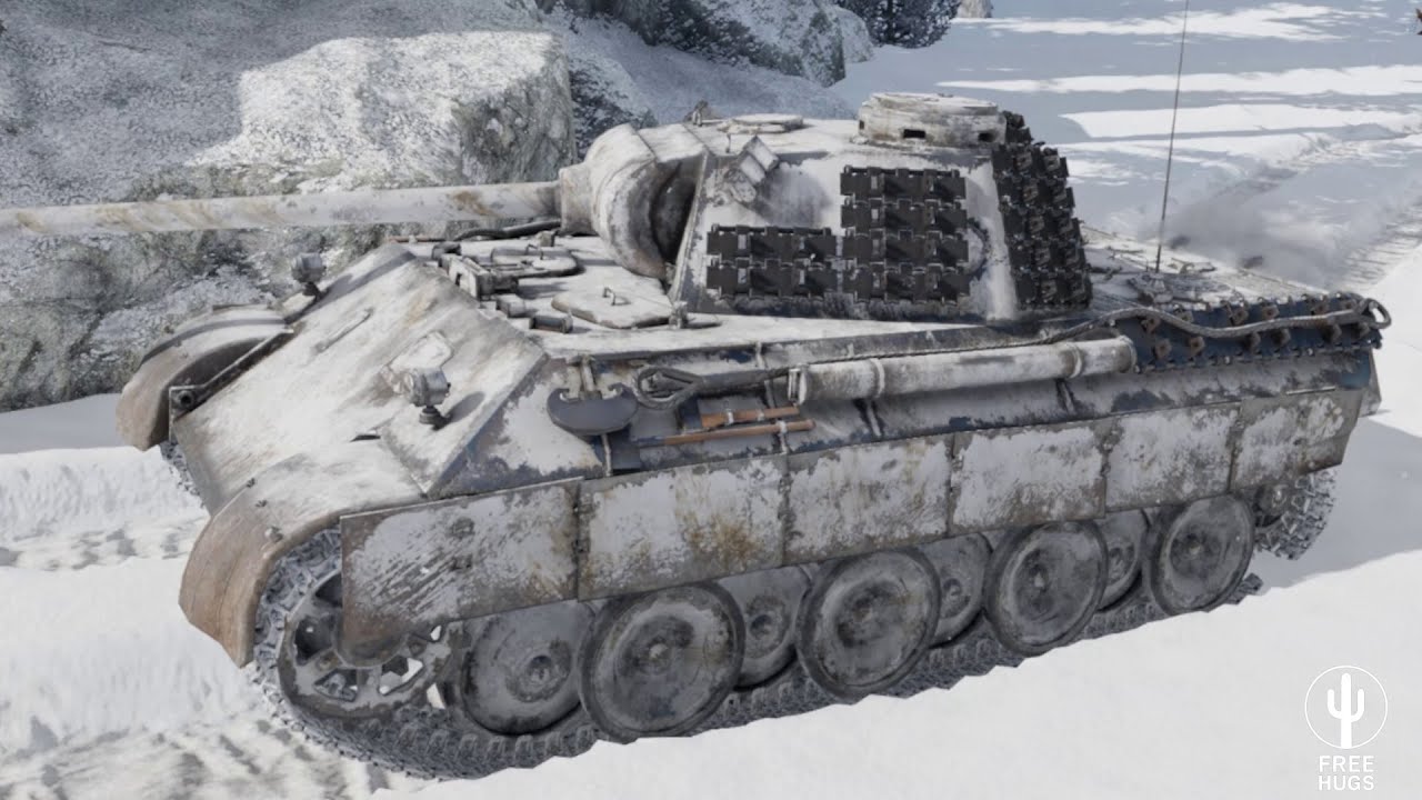 Germany 5.3 Battle Rating War Thunder Gameplay | Panther D and  Fw 190 A-8 | no commentary