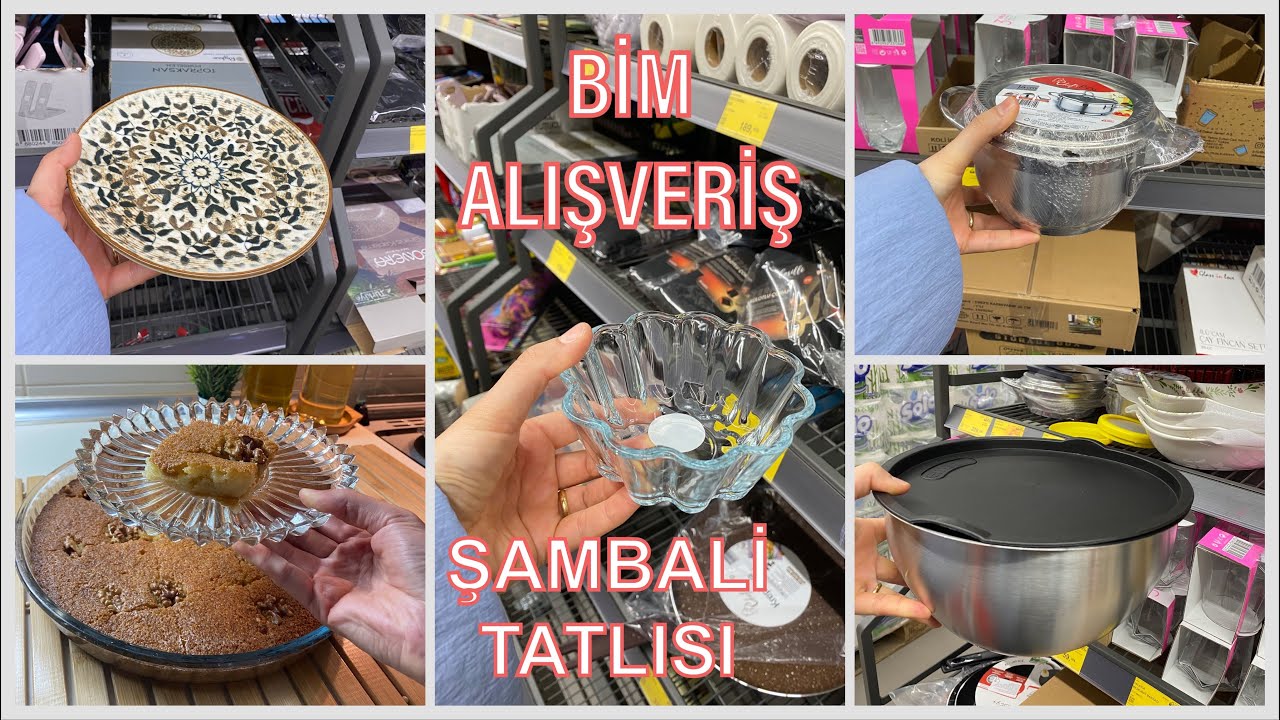BİM ALIŞVERİŞ⁉️AKTÜELE NELER GELMİŞ⁉️ŞAMBALİ TATLISI YAPALIM❌TURŞULAR TAMAM✅