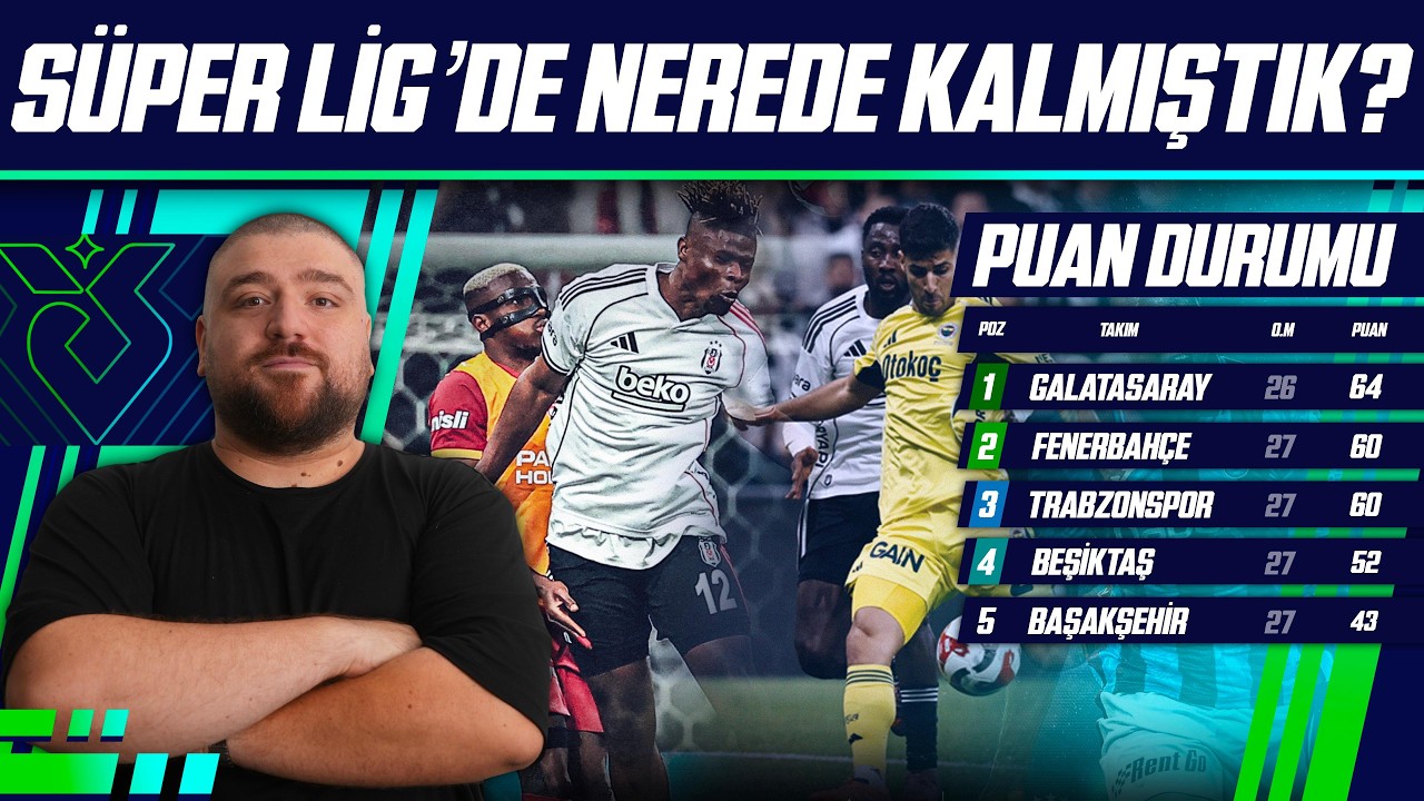 S&uuml;per Ligde Nerede Kalmıştık? Takımlardan Son Haberler | G&uuml;ndem Yayını