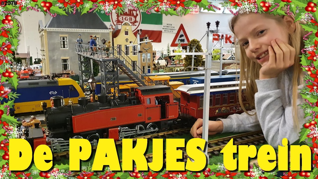 BIGTRAIN LGB LOCOMOTIEF en KERSTWAGONS ophalen en UITPROBEREN. Papa is HAPPY. #2078