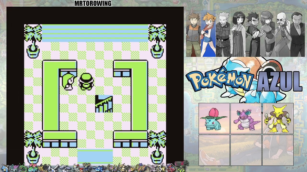 Pokémon Azul (Sin comentar) - Tercera medalla (1/2)