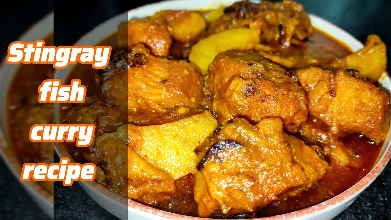 শংকর মাছের ঝোল রেসিপি | stingray fish curry recipe in Bengali style | Manju's kitchen 