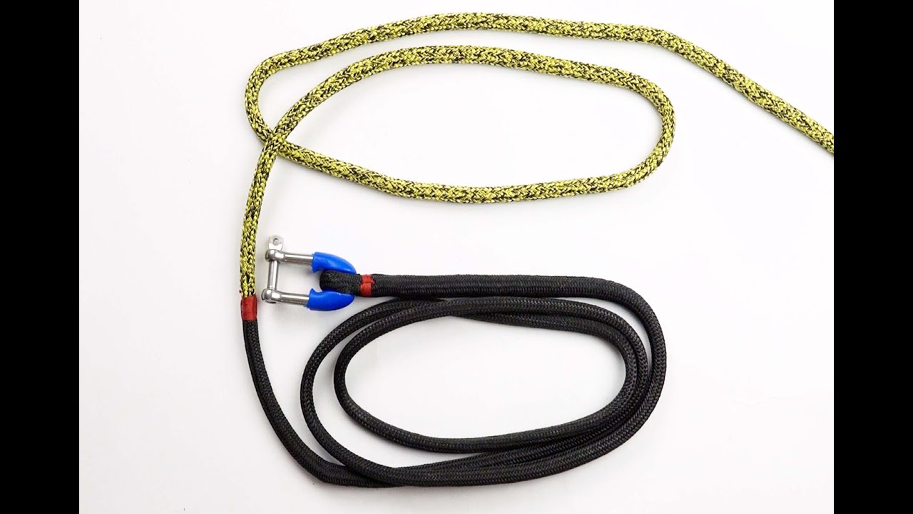 10.3 Mantel strippen en vervangen door Dyneema mantel voor extra slijtvastheid