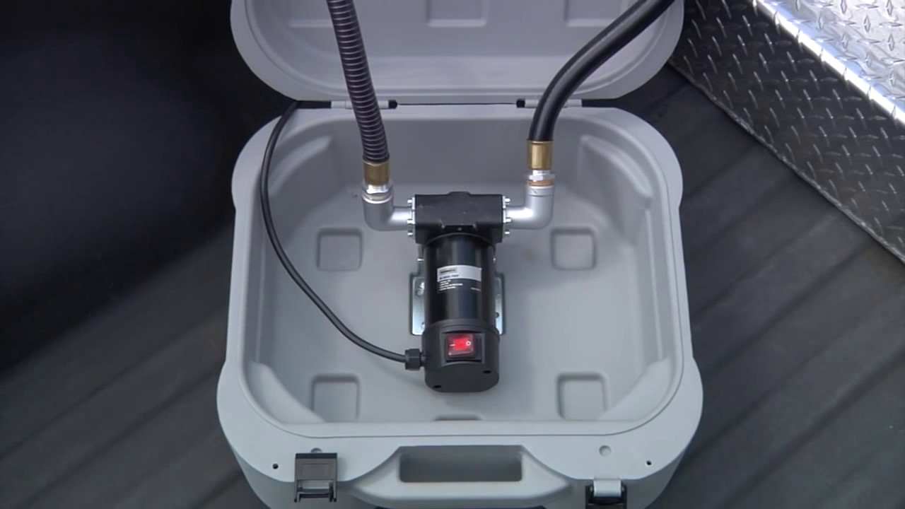 Roughneck Portable Fuel Transfer Box Kit - 10 GPM, 120 Watts, 24 Amps