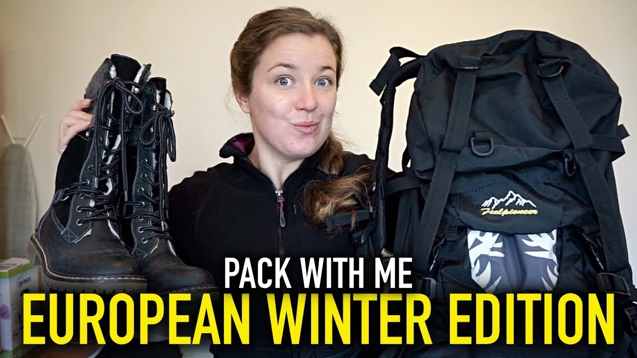 PACK WITH ME: European Winter Edition! (HAND LUGGAGE ONLY)
