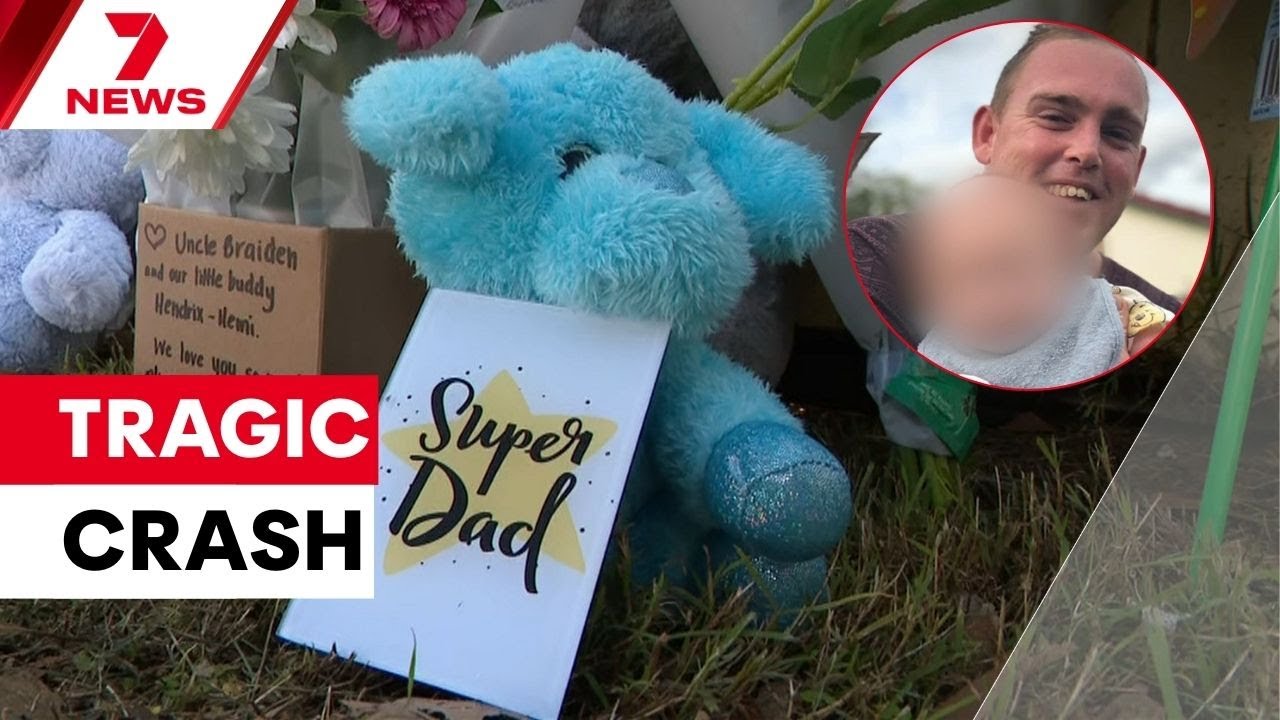 Community rallies behind father and son killed in tragic crash | 7NEWS