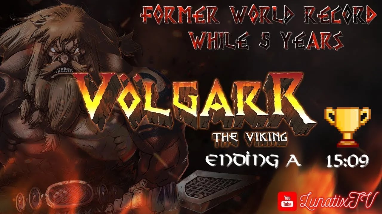 Volgarr the Viking - Speedrun Ending A No Death Playthrough (Old World Record 15:09)