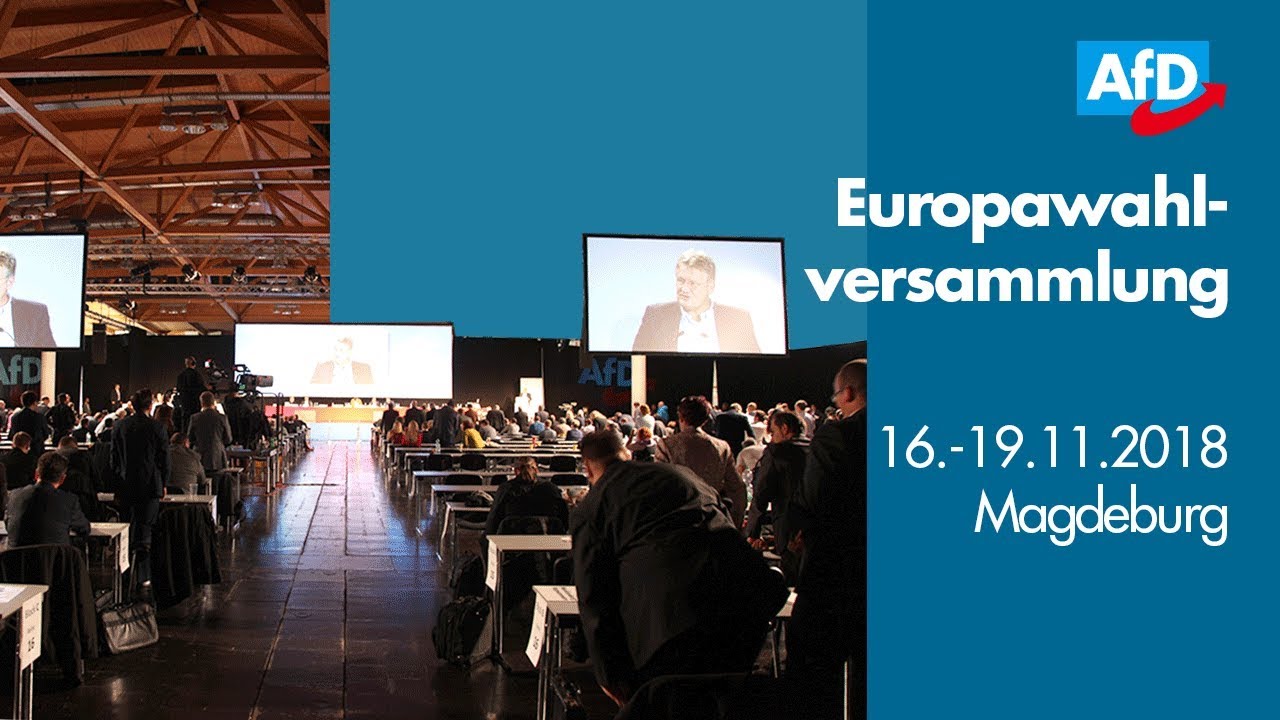 Europawahlversammlung in Magdeburg (16.-19.11. 2018)
