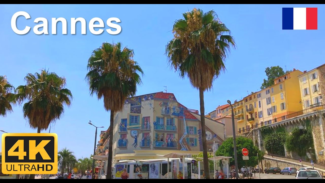Cannes 2 - French Riviera - walking tour 4K - Summer #Cannes #France #FrenchRiviera