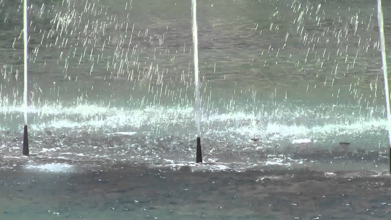 Fountains of Bellagio - Nozzles close-up (song: Tiesto)