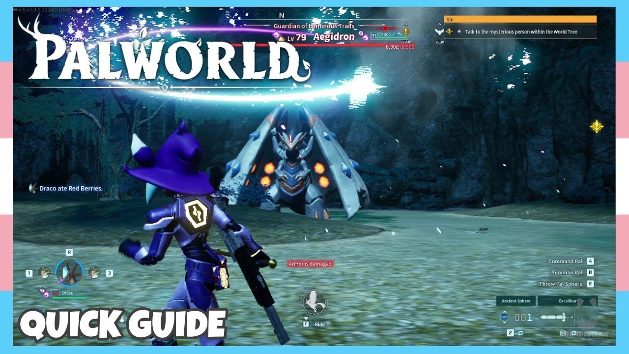 *New Pals* Where To Catch Alpha Aegidron In *World Tree* Palworld *1.0 Update* | Location QuickGuide