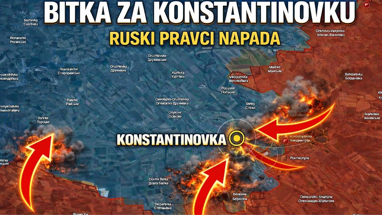 Napredak ruskih snaga u Konstantinovki 🔥