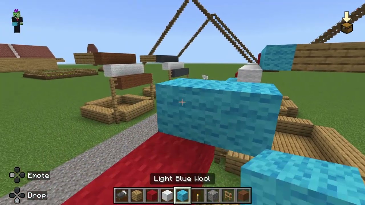 Minecraft creative building some market stands