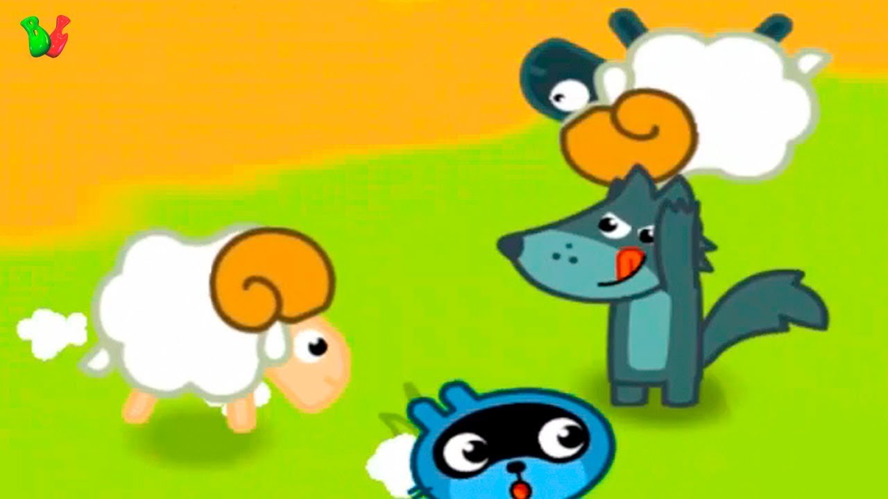 ЗЛОЙ ВОЛК хотел съесть всех ОВЕЦ. Мультик-игра для детей. PANGO SHEEP
