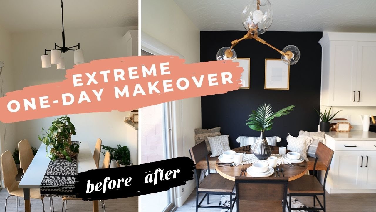 EXTREME One-Day Breakfast Nook Makeover