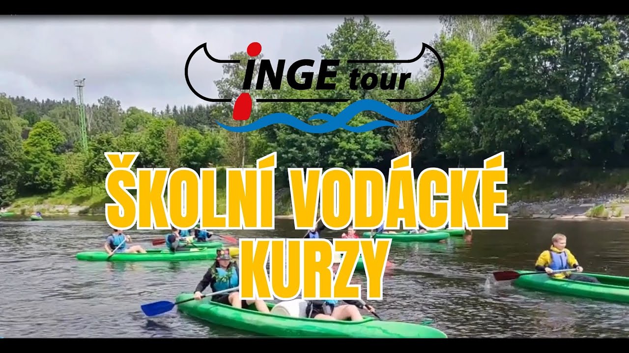 Vodácké kurzy a školní výlety na Vltavě s INGEtour