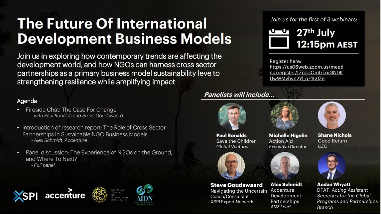 The Future of International Development Business Models Webinar