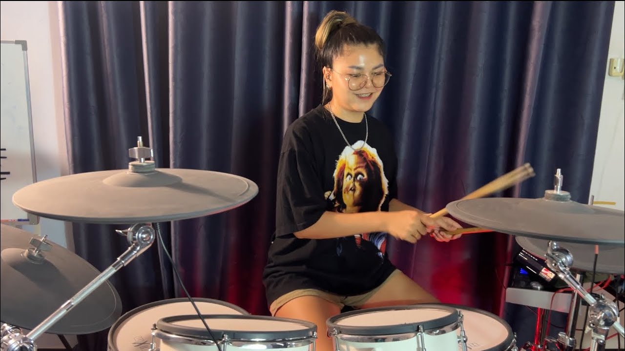 บ่โสดบ่อนุญาตให้จีบ ปลาย-กนกพร DrumCover {Atamp AA}