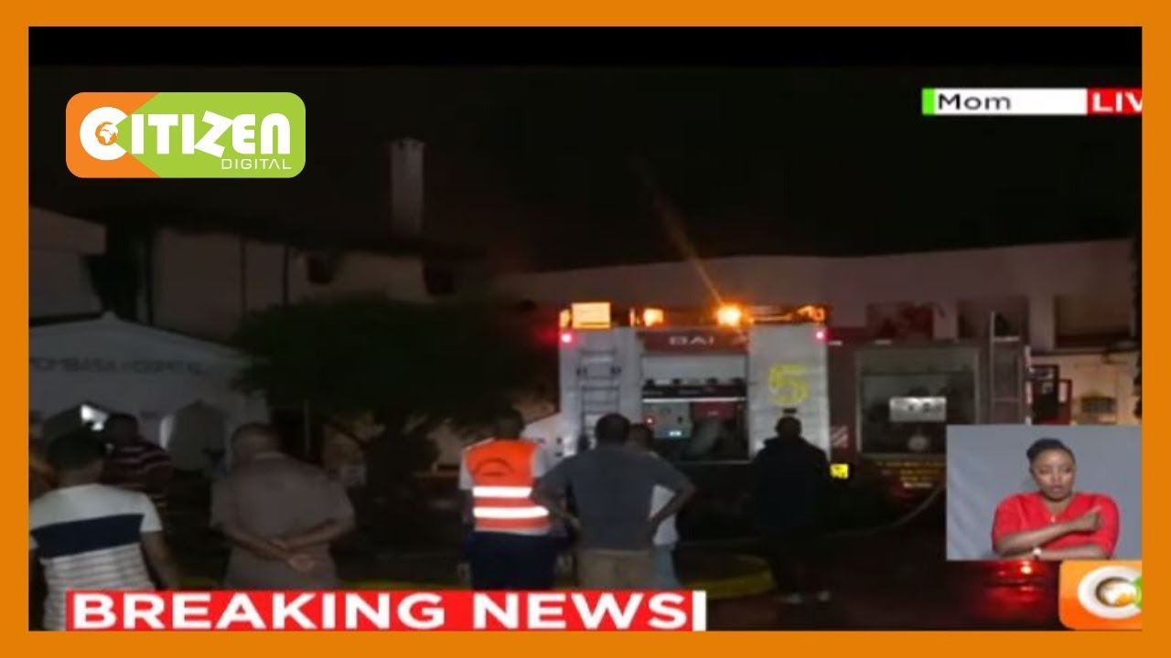 Fire at the Mombasa hospital contained